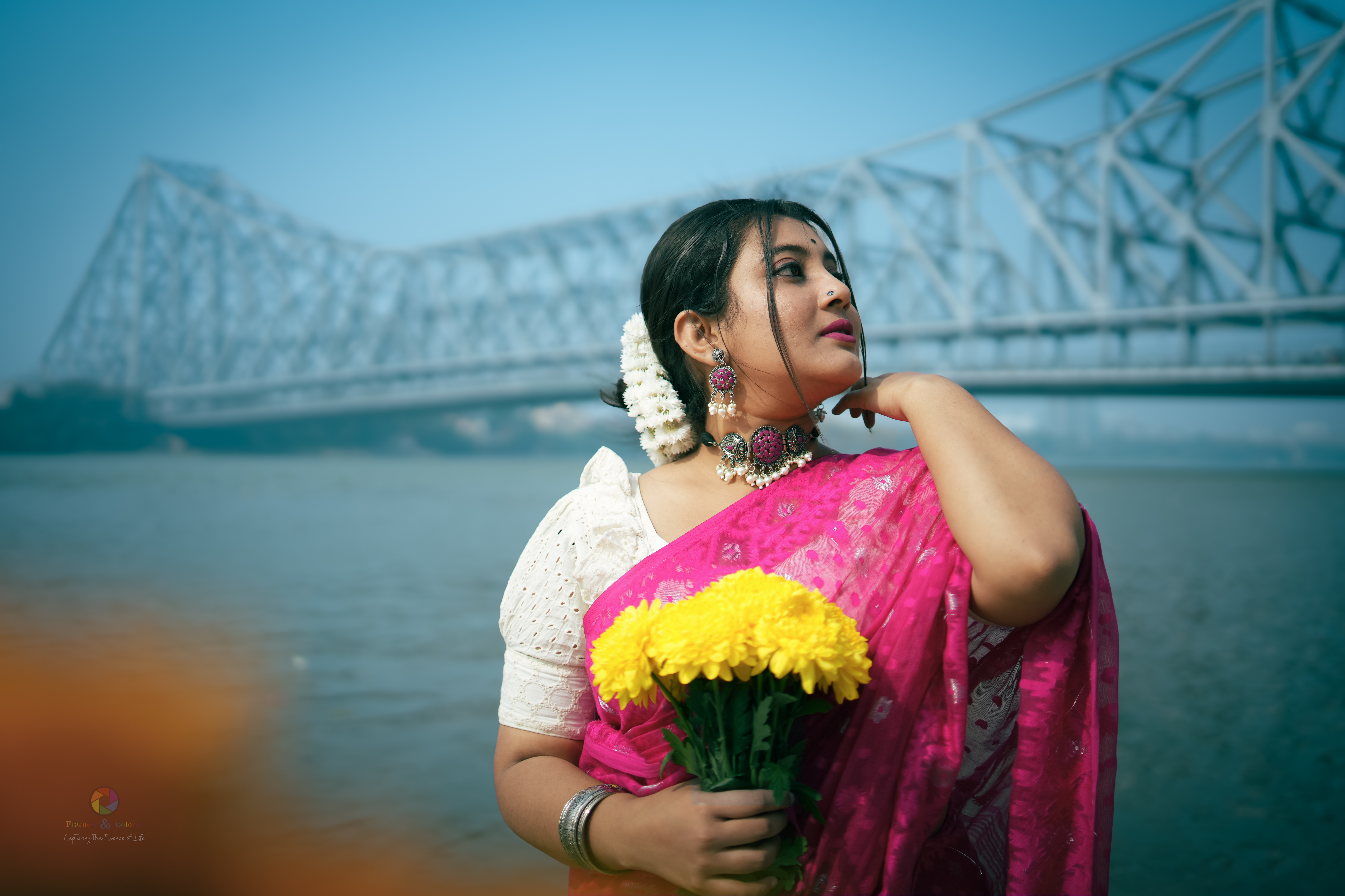 Happy couple during their pre-wedding ceremony - Wedding photography service