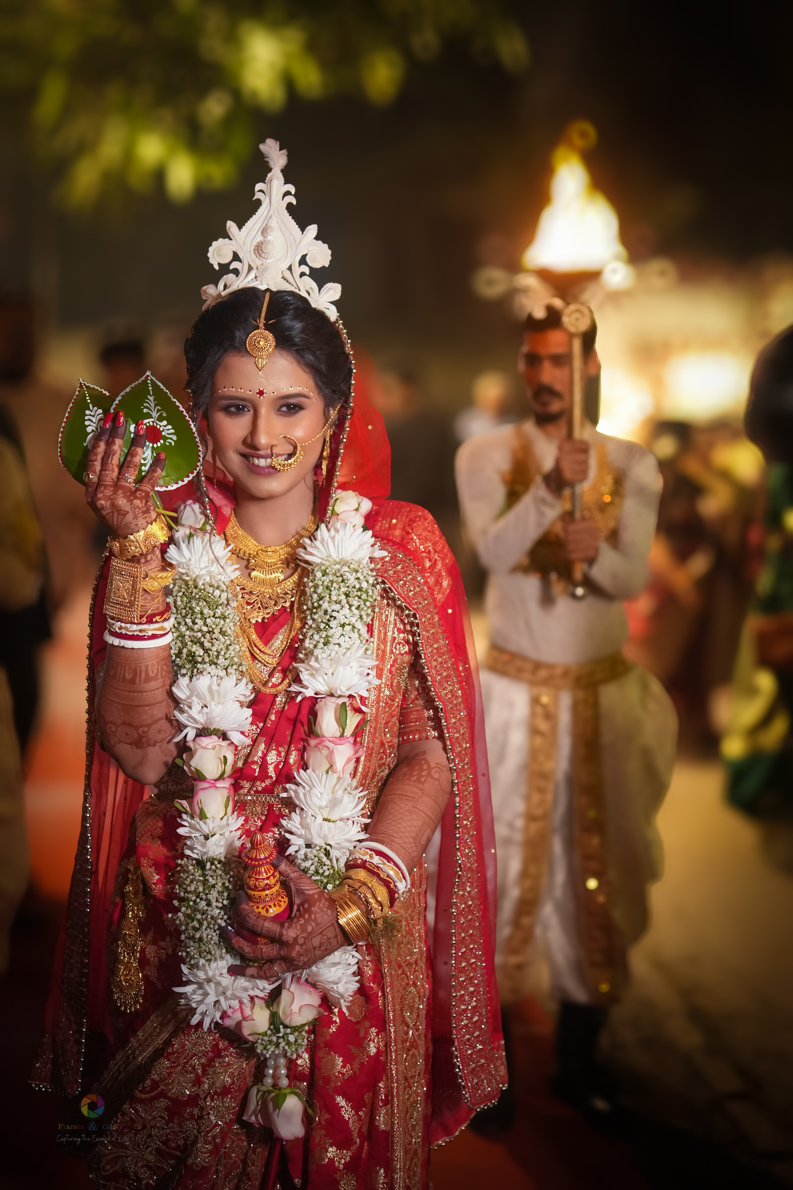 Happy couple during their wedding ceremony - Wedding photography service